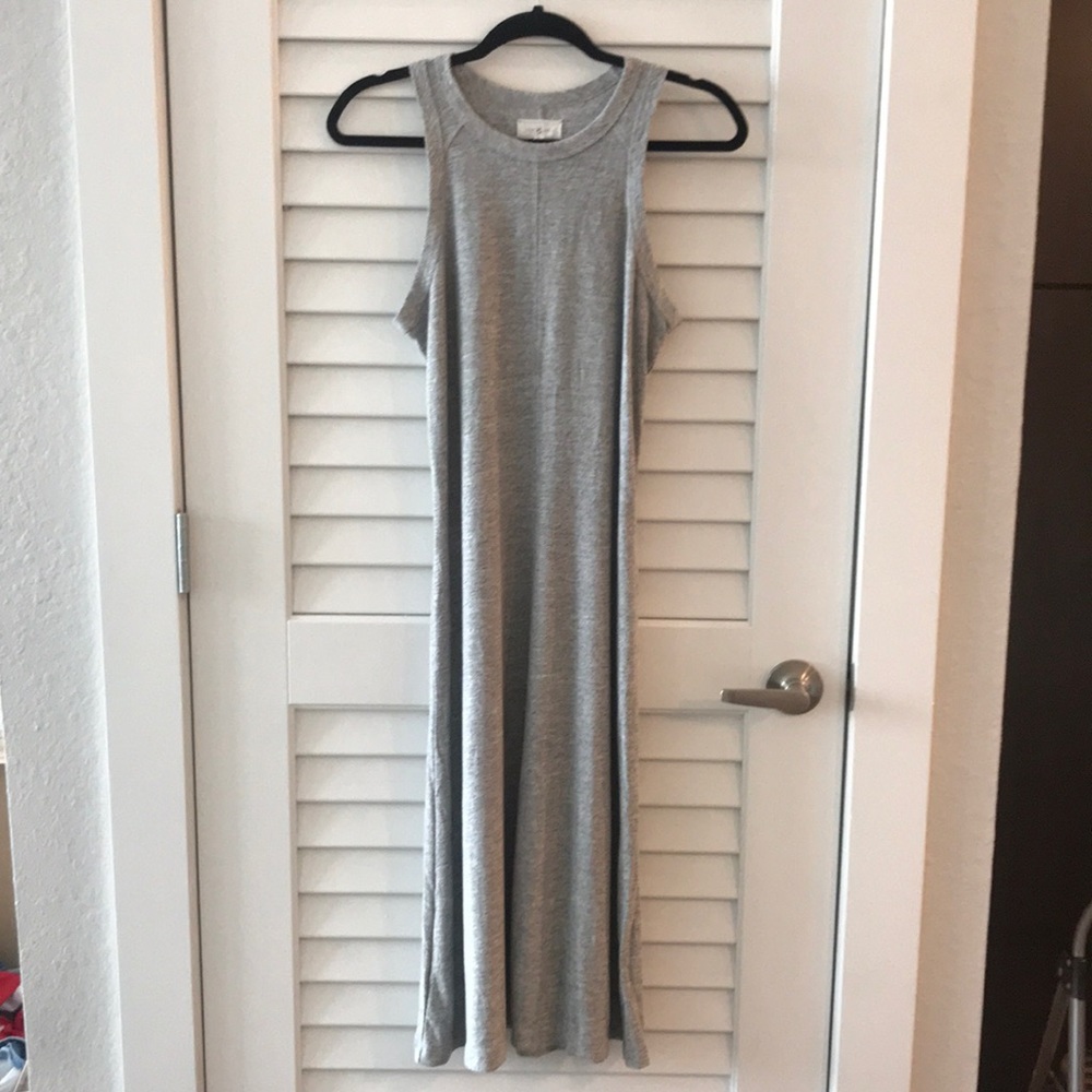 Grey T shirt dress